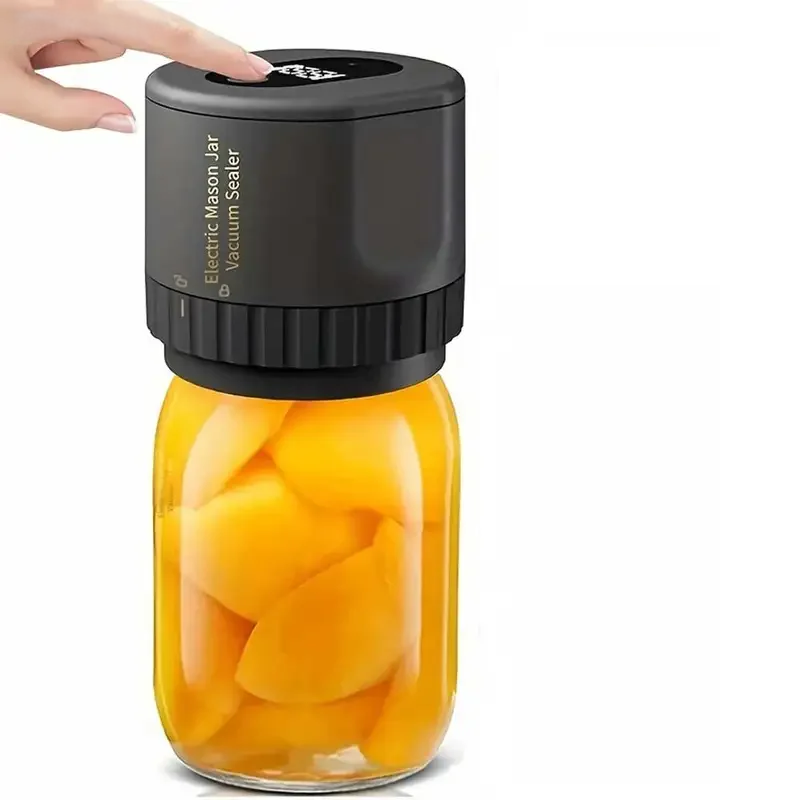 Electric Mason Jar Vacuum Sealer Kit, Cordless, for Mason Jars Wide Mouth Fermentation with Mason