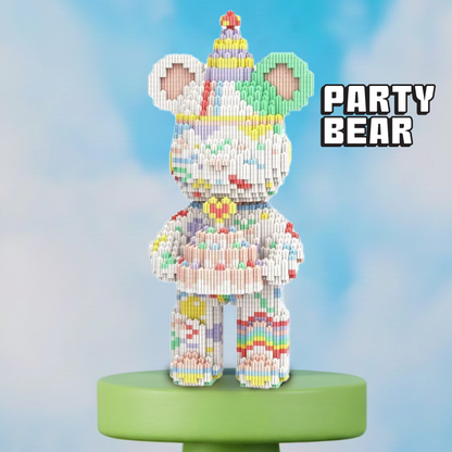 BRICK-BEARS | Kawaii Bear Model Building Kit, 3D Micro Diamond Blocks, Educational STEM Toy & Birthday Gift for Kids
