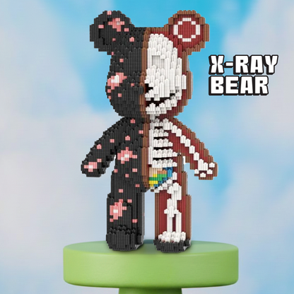 BRICK-BEARS | Kawaii Bear Model Building Kit, 3D Micro Diamond Blocks, Educational STEM Toy & Birthday Gift for Kids